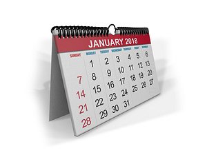calendar dates 3D model