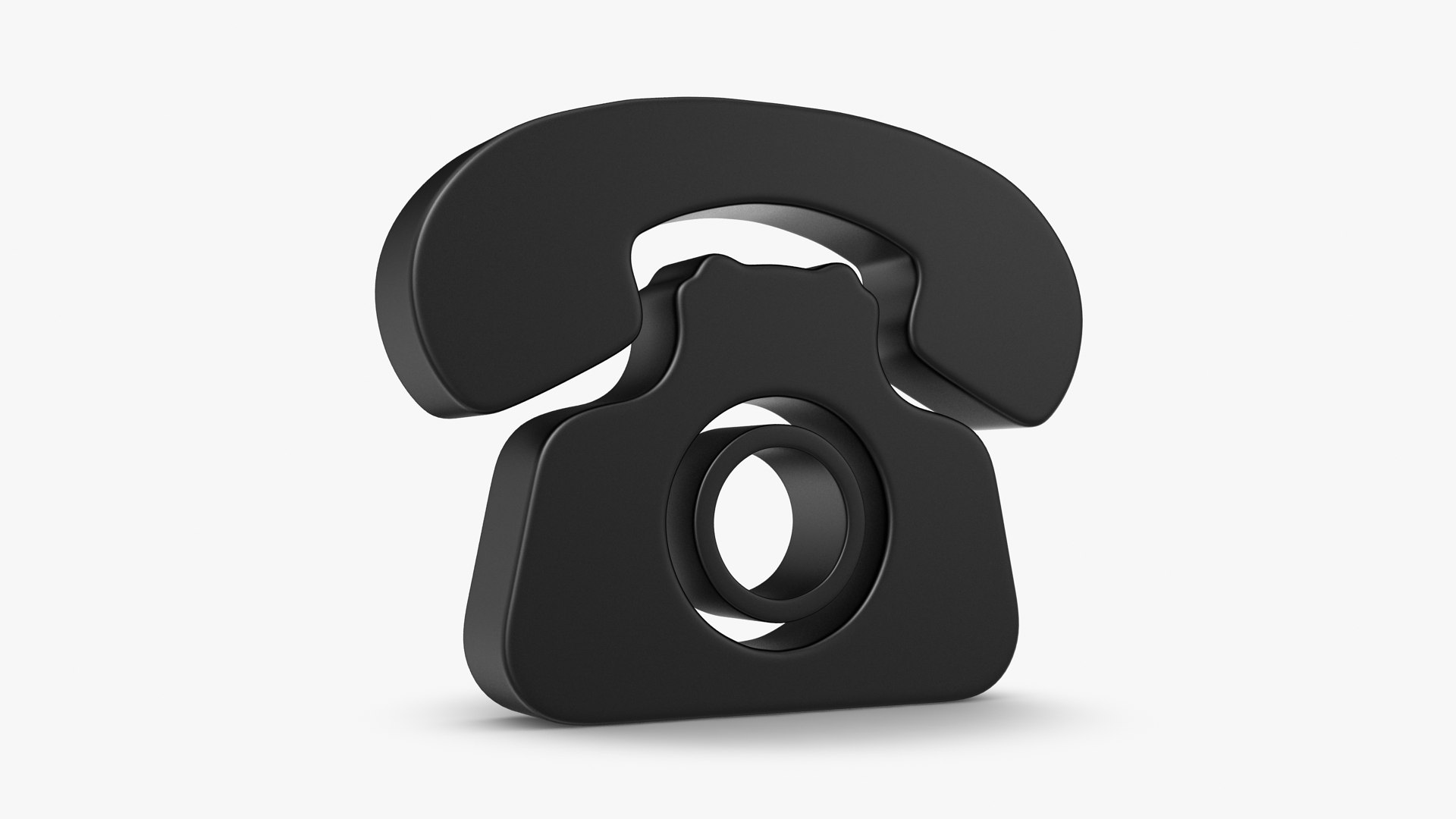 3D model Telephone Icon - TurboSquid 2093456