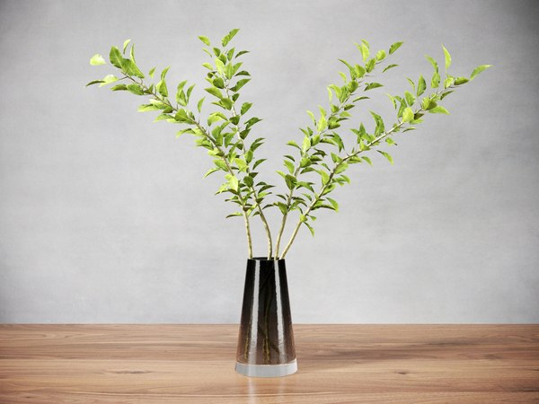 modern green plant 3D