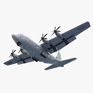3D C-130J Hercules with Cockpit