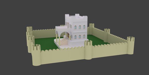 Free Low Poly 3D Castle Models | TurboSquid