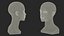 Black Woman Mannequin Head