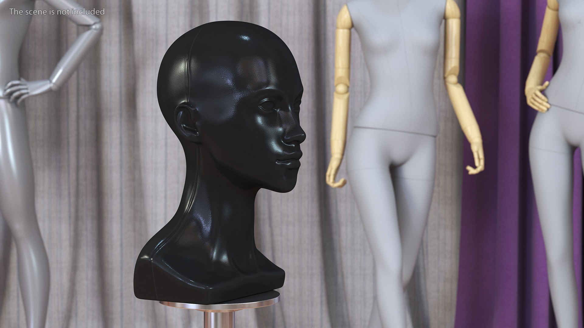 Black Woman Mannequin Head model https://p.turbosquid.com/ts-thumb/y2/6jdfoD/VR/blackwomanmannequinhead3dmodel003/jpg/1712179891/1920x1080/fit_q87/a59a0739ef8fb8c637ac42cf05cfda80b8315144/blackwomanmannequinhead3dmodel003.jpg