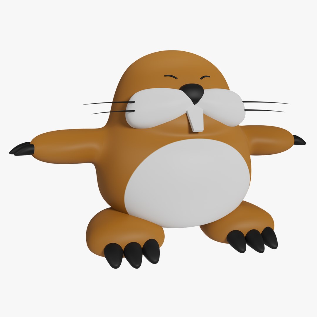 3D Monty Mole - Mario - TurboSquid 2054653