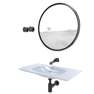 Ceramica Flaminia NUDAFLAT 90 Wall-mounted ceramic washbasin