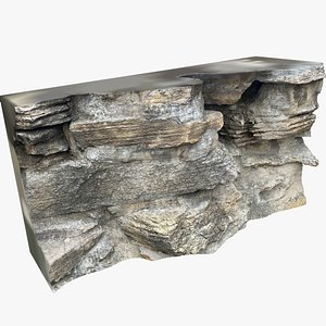 Rock cliffs 3d scan 3D