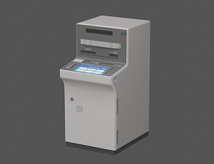 Low-Poly Japanese ATM