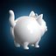 Llavero de gato adorable (modelo para impresión 3D)