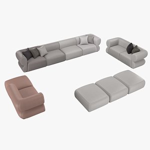 Living Room Set 3D Models for Download | TurboSquid