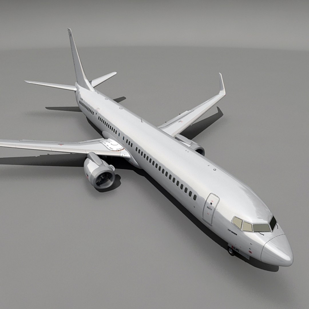 3d boeing plane model