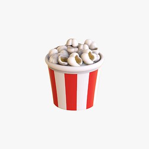 Low-Poly Popcorn