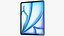 3D model Apple iPad Air 13 2024 6th gen WiFi and Cellular with Pencils All Colors