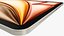 3D model Apple iPad Air 13 2024 6th gen WiFi and Cellular with Pencils All Colors
