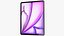 3D model Apple iPad Air 13 2024 6th gen WiFi and Cellular with Pencils All Colors