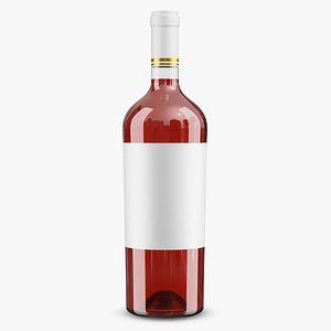 3D wine bottle 03