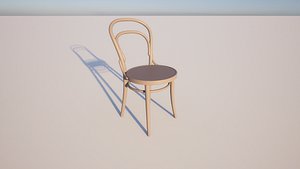 Vintage Bentwood Chair 3D model