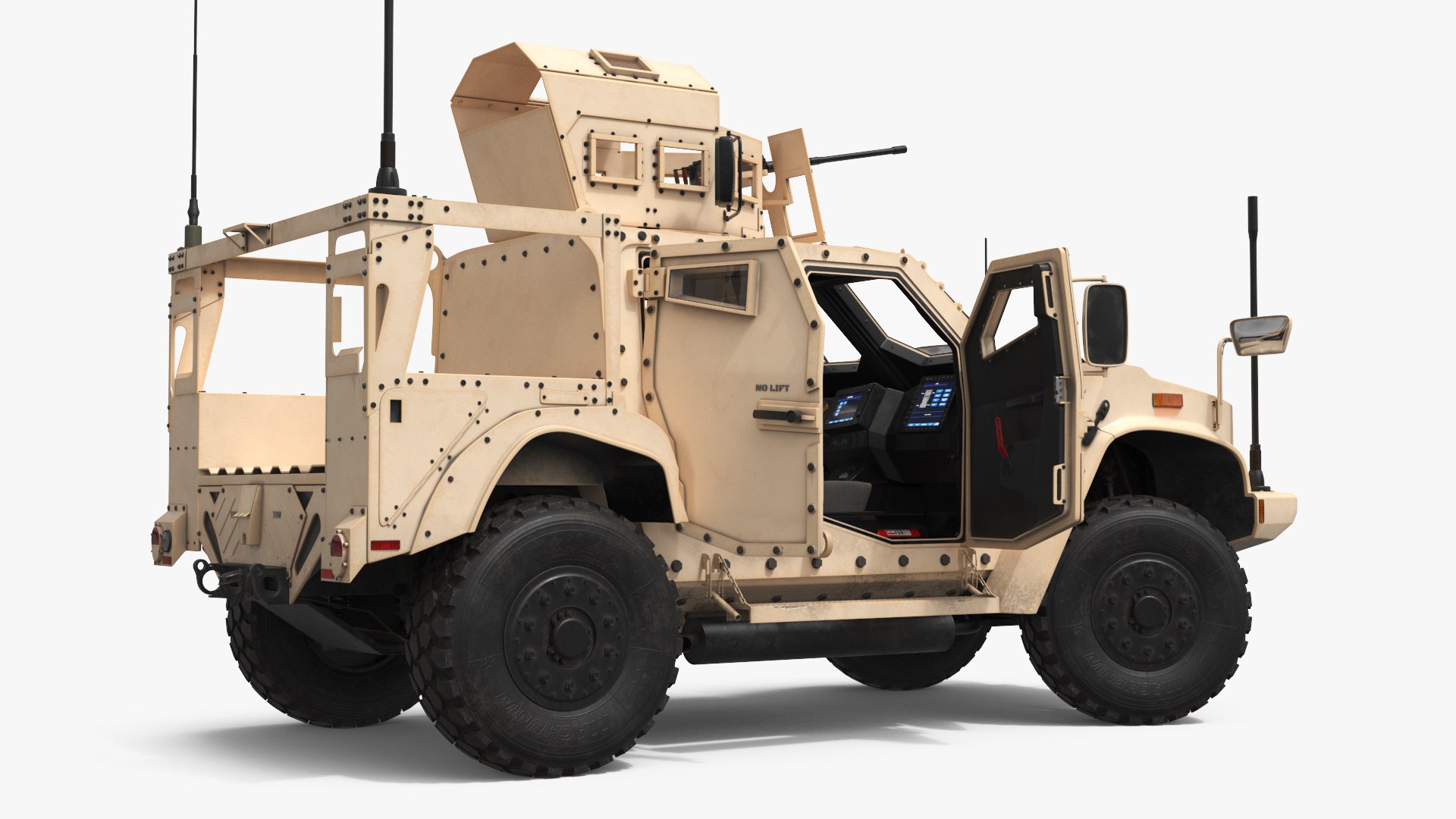 3D model Military Truck Oshkosh L-ATV with Gun Turret Rigged for Cinema 4D https://p.turbosquid.com/ts-thumb/y2/UGMmj1/pE/military_truck_oshkosh_latv_with_gun_turret_rigged_007/jpg/1784527653/1920x1080/fit_q87/90077b7fb328e75fb1887dfaacac8a3759304257/military_truck_oshkosh_latv_with_gun_turret_rigged_007.jpg