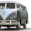 volkswagen type 2 rigged 3d model