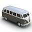 volkswagen type 2 rigged 3d model