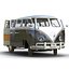 volkswagen type 2 rigged 3d model