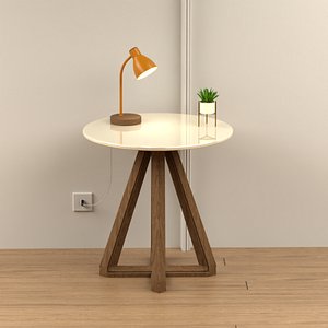 LAMP ON TABLE model