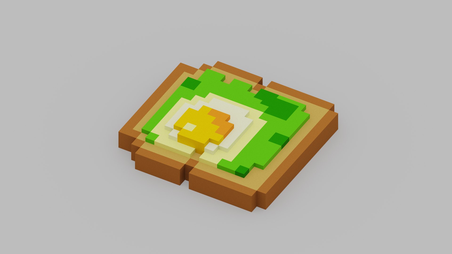 Voxel Avocado Toast model https://p.turbosquid.com/ts-thumb/y2/Y364NG/4H/spin202205302333130009/png/1653944083/1920x1080/fit_q87/80c4e7a89018e446096e98aac11544e07f342a5a/spin202205302333130009.jpg