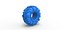 Tire of Timberjack with chains Scale 1 to 25