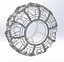 Tire of Timberjack with chains Scale 1 to 25
