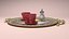 coffee service tray 3D