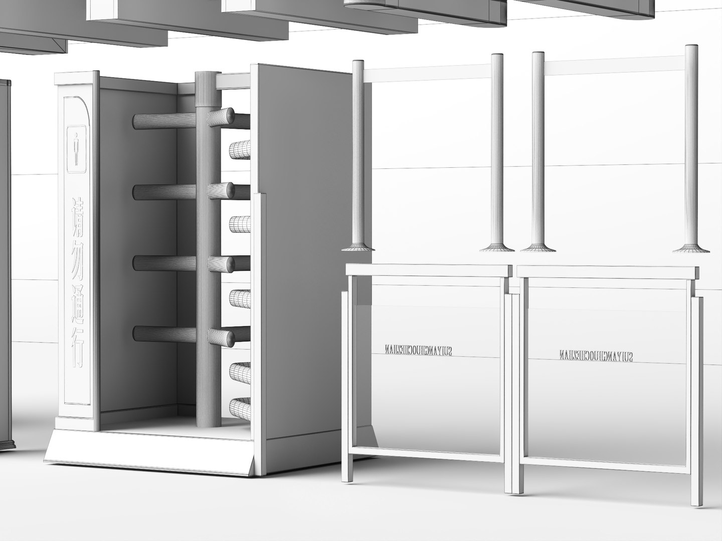 3D Turnstile Security Gate X Ray Scanner Equipment Model Pack model https://p.turbosquid.com/ts-thumb/y2/eoUWhd/Qg/117/jpg/1785653120/1920x1080/fit_q87/8260fbbb42cf895075dd44678efa5cd9dbfb9c36/117.jpg