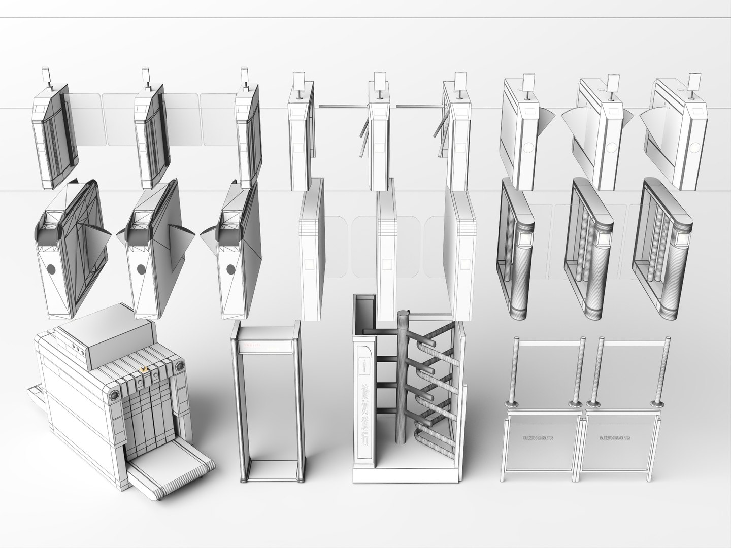 3D Turnstile Security Gate X Ray Scanner Equipment Model Pack model https://p.turbosquid.com/ts-thumb/y2/eoUWhd/um/111/jpg/1785653117/1920x1080/fit_q87/03215bbc5a8c9cdf96369b03a433c4b91f33b41a/111.jpg