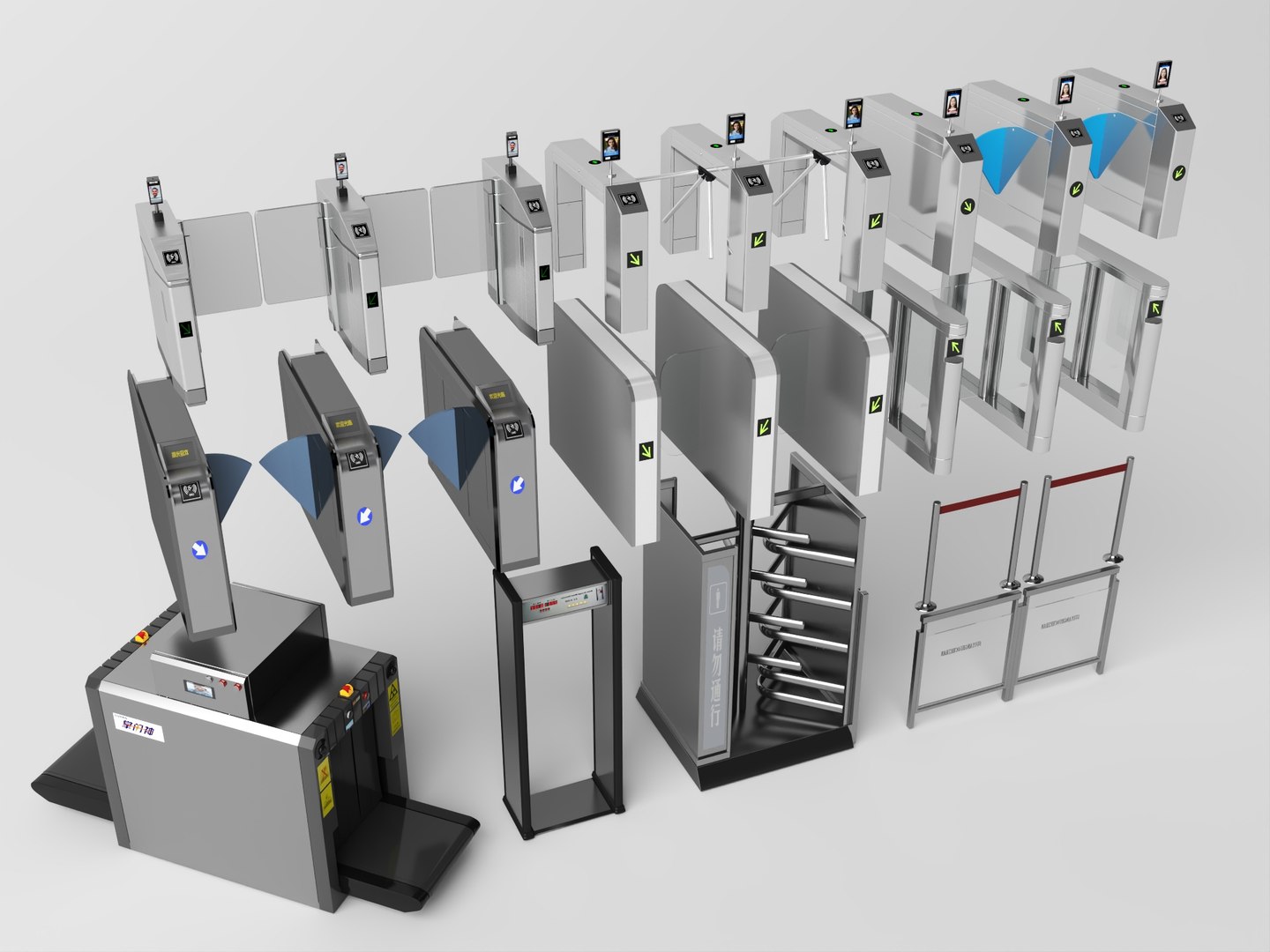3D Turnstile Security Gate X Ray Scanner Equipment Model Pack model https://p.turbosquid.com/ts-thumb/y2/eoUWhd/yx/14/jpg/1785653110/1920x1080/fit_q87/6edcae28bb9cc73e9a48f1c08257732e6394f101/14.jpg