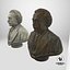 einstein bust 3D