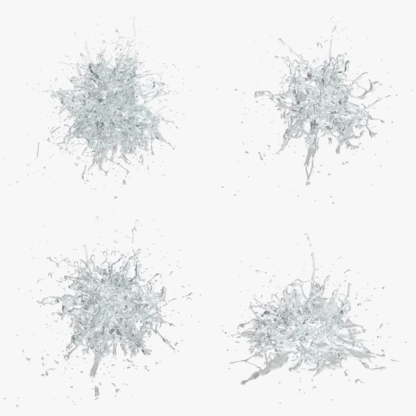 Water splash bundle 53Dモデル - TurboSquid 1914954