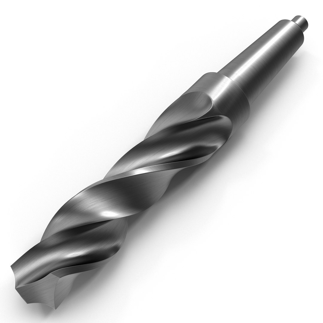 Drill Bit 2 3D Model 3D model preview