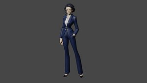 Stylish Woman in Business Attire