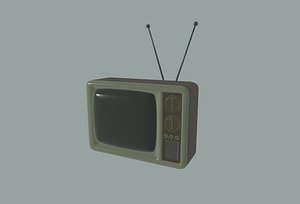 3D retro tv