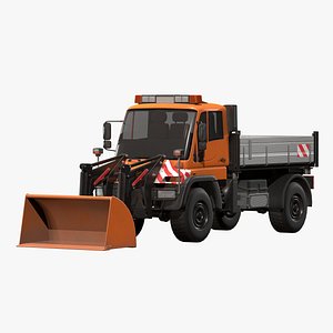 Unimog U500 Front Loader Truck --182--