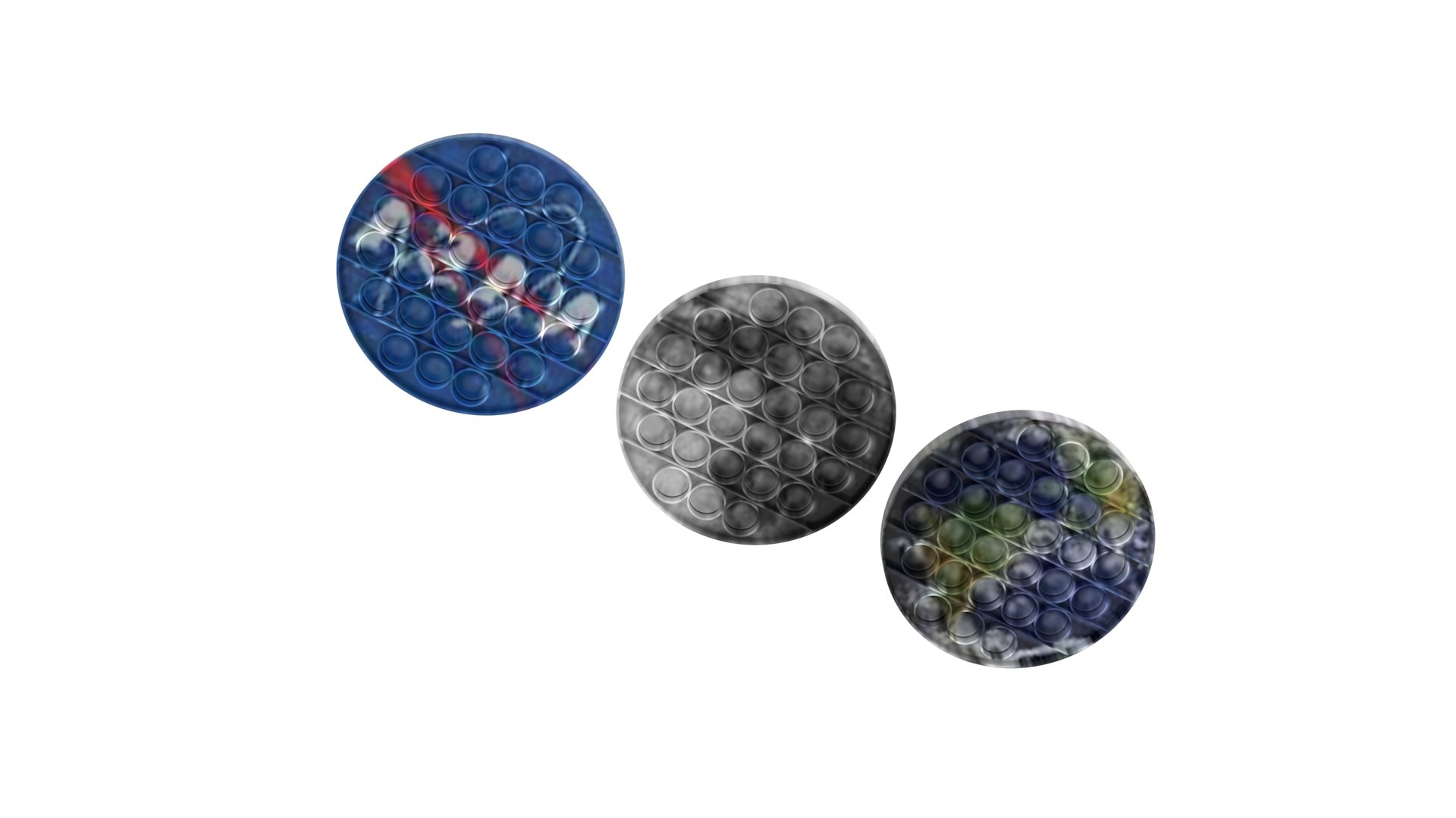 3D Space Pop It Fidget Toys Set - TurboSquid 1807593