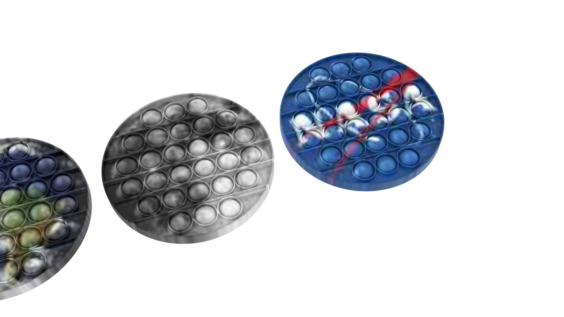 3D Space Pop It Fidget Toys Set - TurboSquid 1807593