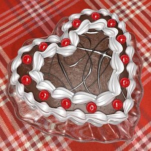 Valentine Chocolate Cake