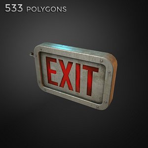 Old Exit Sign