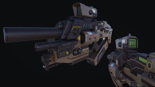 3D fps pbr weapons v1 model - TurboSquid 1559514