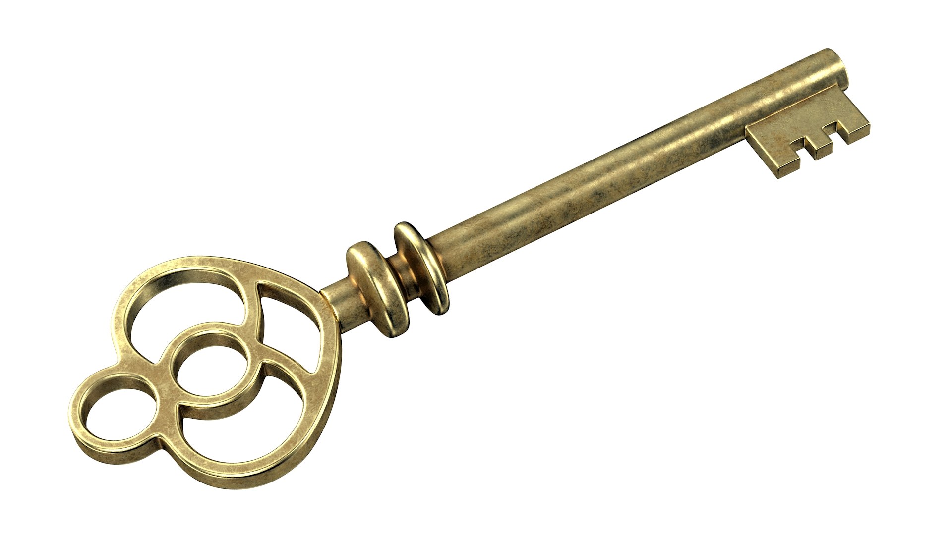 Old Key 3D Model - TurboSquid 1540416