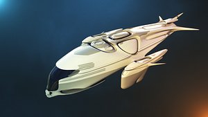 Sun Glyder Ship 3D model