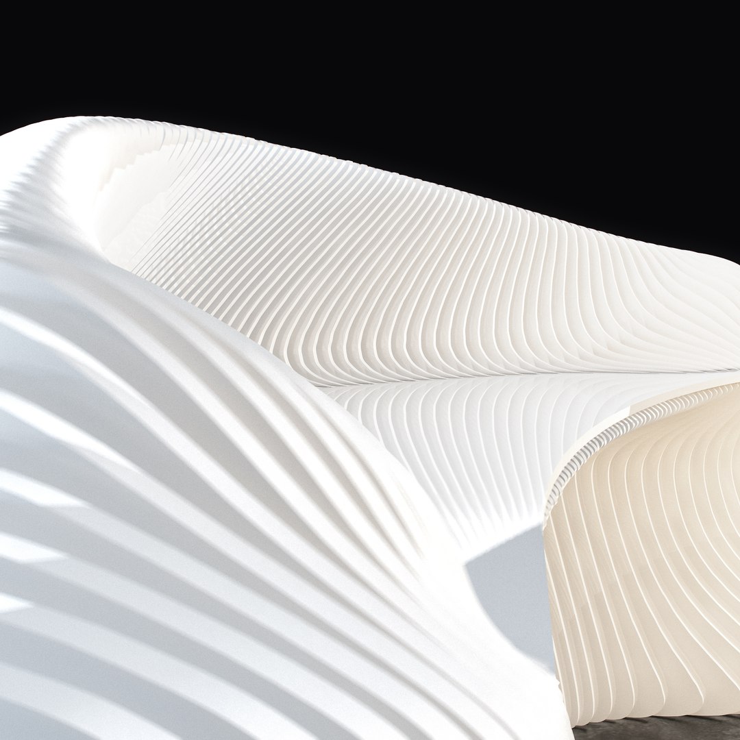 Parametric Reception Desk Model - TurboSquid 1226510