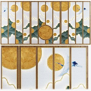 Feature Walls Asian model