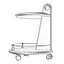 Serving trolley