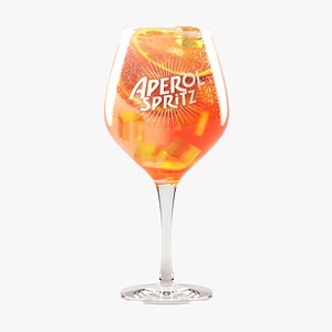 Spritz Cocktail 3D model