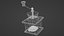 Coffee grinder OBJ 3D model
